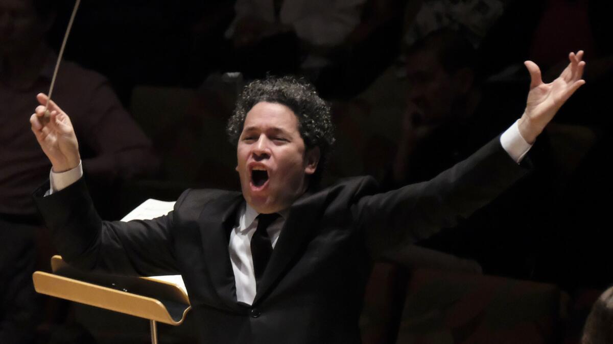 Gustavo Dudamel leads the L.A. Phil in Mahlers Symphony of a Thousand in May.