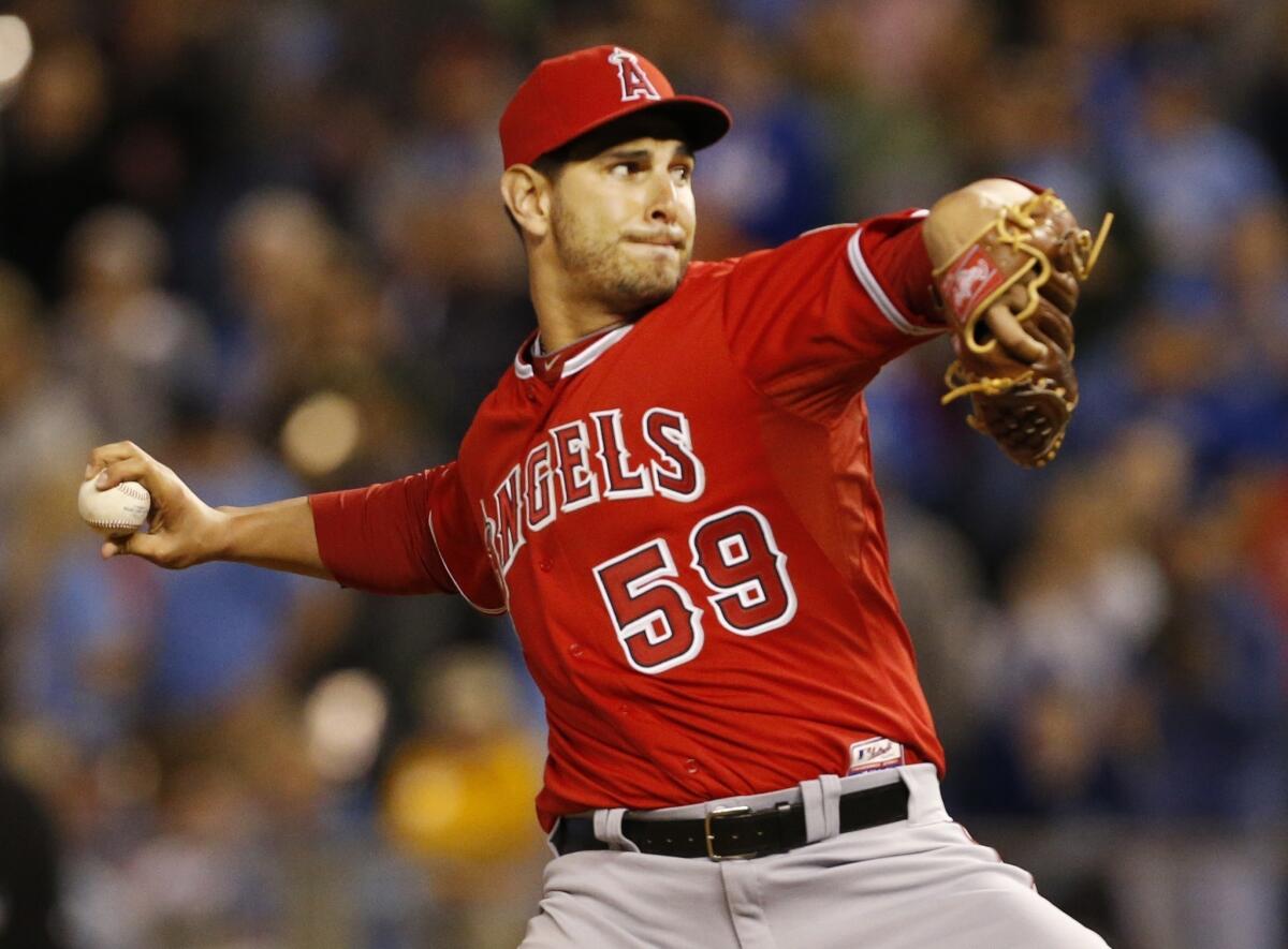 Angels reliever Robert Coello was put on the 15-day disabled list on Tuesday.