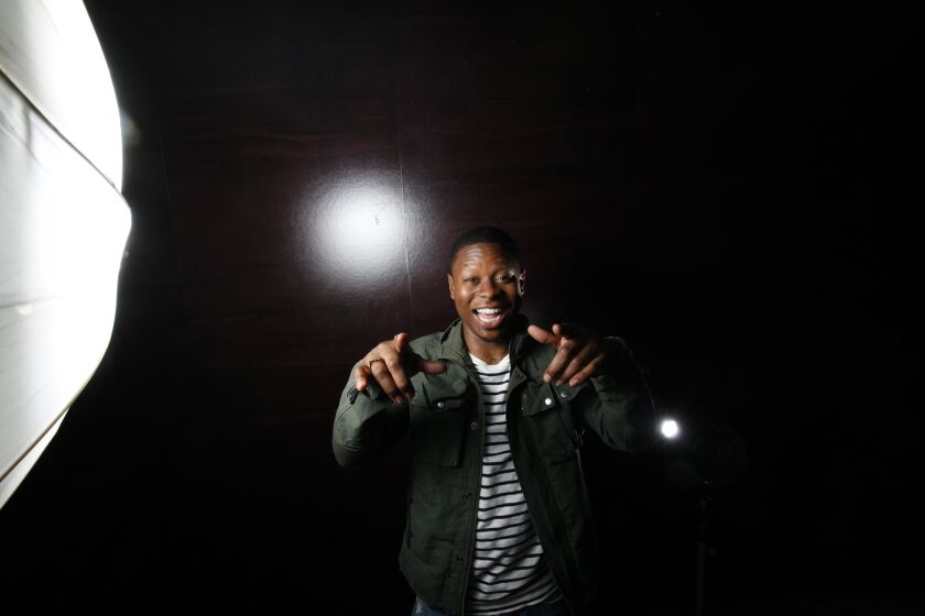 Jason Mitchell brings "the rain" and tears to his role as Eric "Eazy-E" Wright in the new hit film "Straight Outta Compton."
