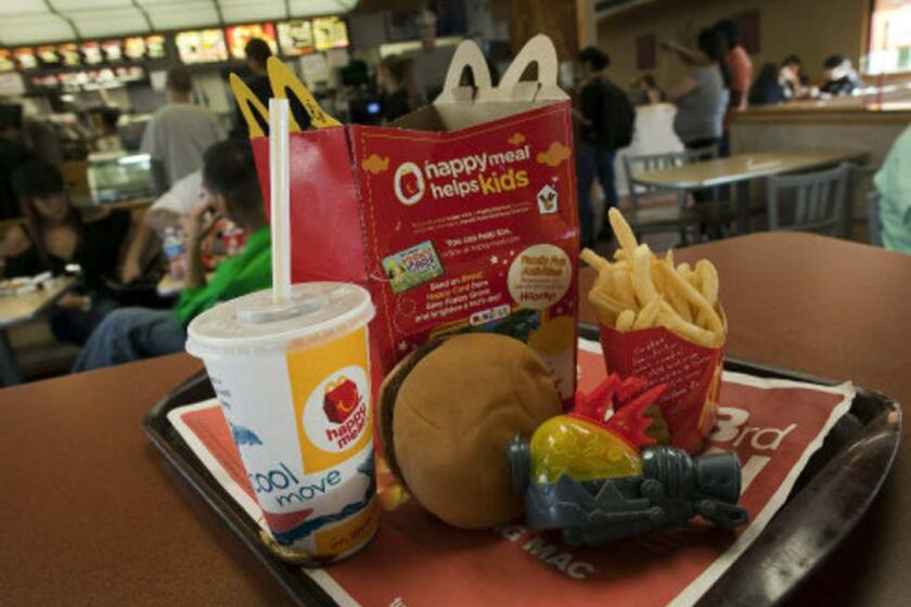 McDonald's announced that it will no longer promote soda for its Happy Meals and promote fruits and vegetables as sides to its combo meals instead of fries.