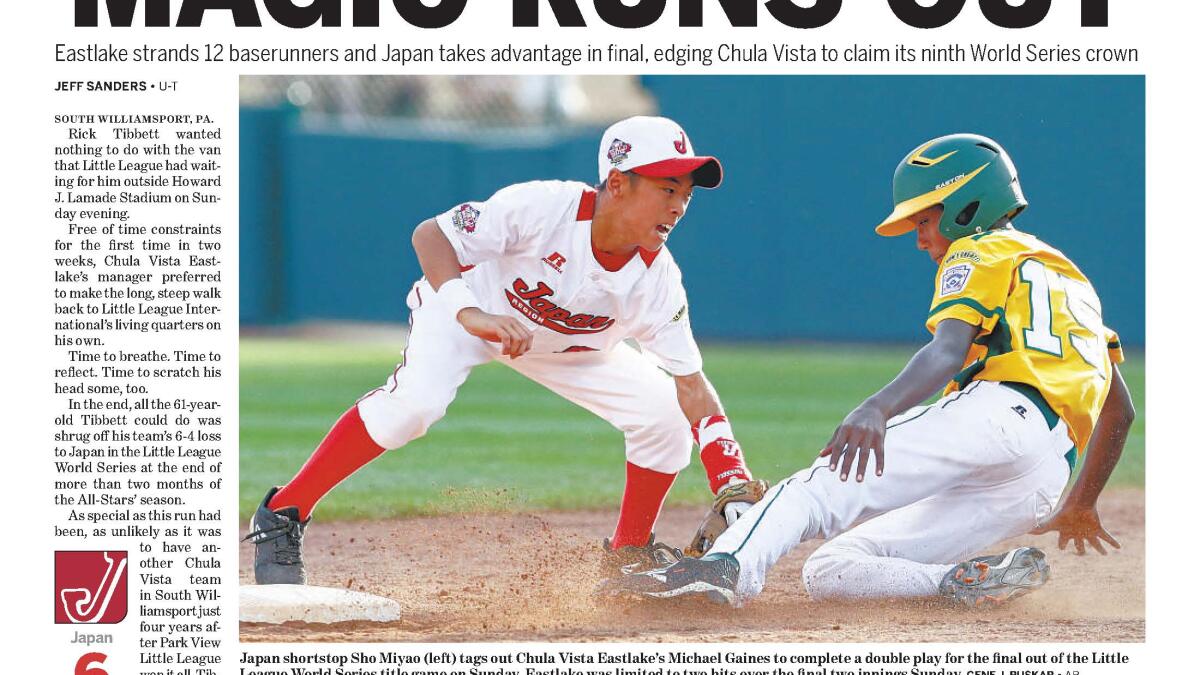 It's California vs. Japan for Little League World Series title