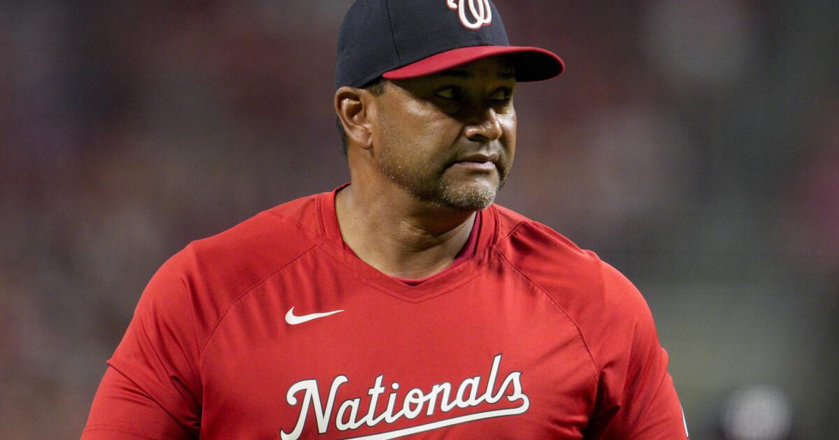 Dave Martinez discusses Nationals rebuild, managing people - The Washington  Post