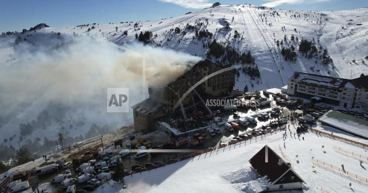 Seventy-six dead in Turkish hotel fire
