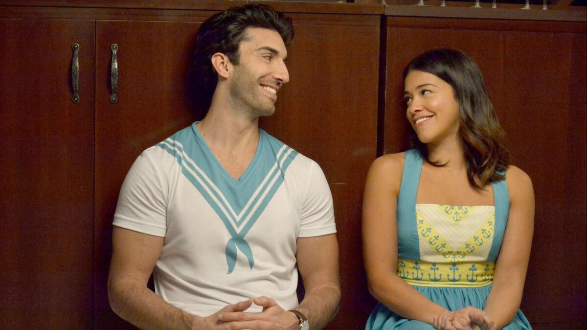 Justin Baldoni and Gina Rodriguez star in the returning hour-long comedy "Jane the Virgin."