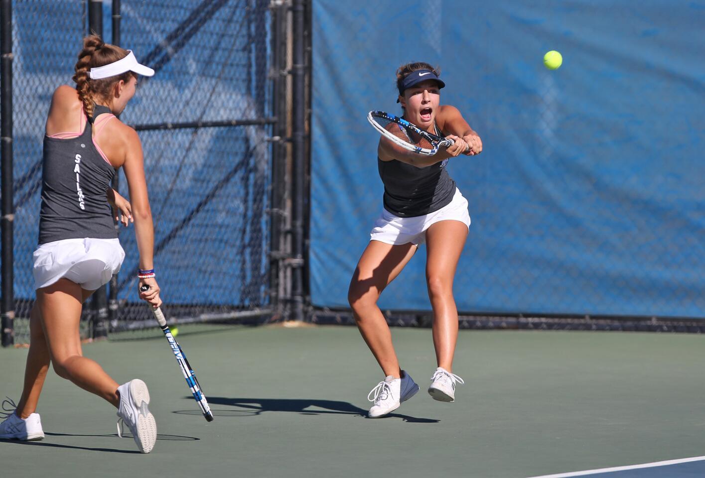 Photo gallery: Newport Harbor vs. Troy in girls’ tennis