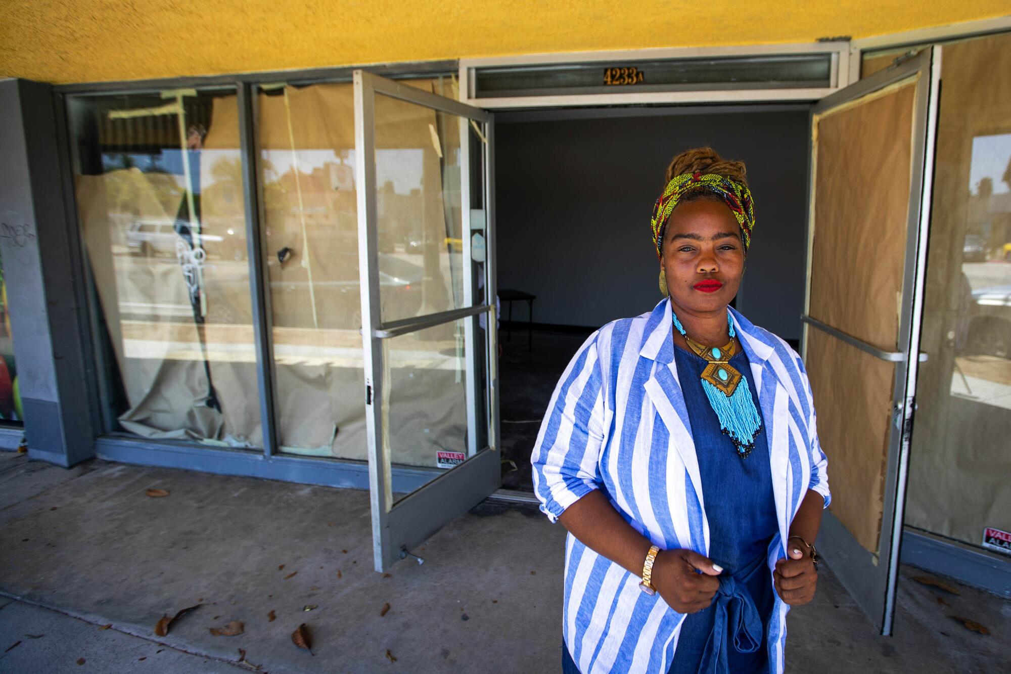 Kika Keith waits to open her dispensary in L.A. 