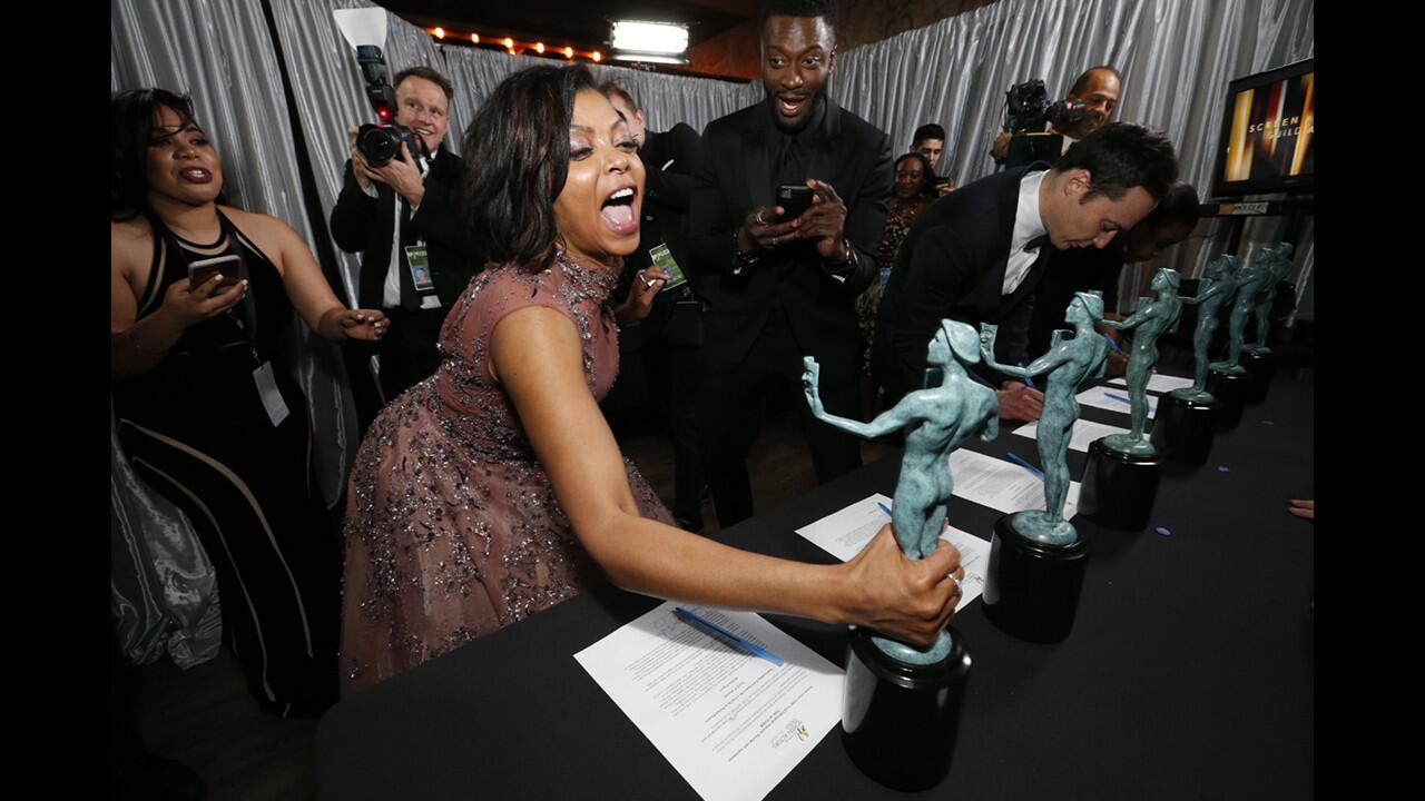 2017 SAG Awards backstage moments