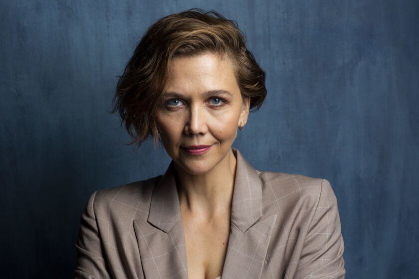 TORONTO, ONT. -- SEPTEMBER 08, 2018-- Actress Maggie Gyllenhaal, from the film "The Kindergarten Teacher," photographed in the L.A. Times Photo and Video Studio at the Toronto International Film Festival, in Toronto, Ont., Canada on September 08, 2018 (Jay L. Clendenin / Los Angeles Times)