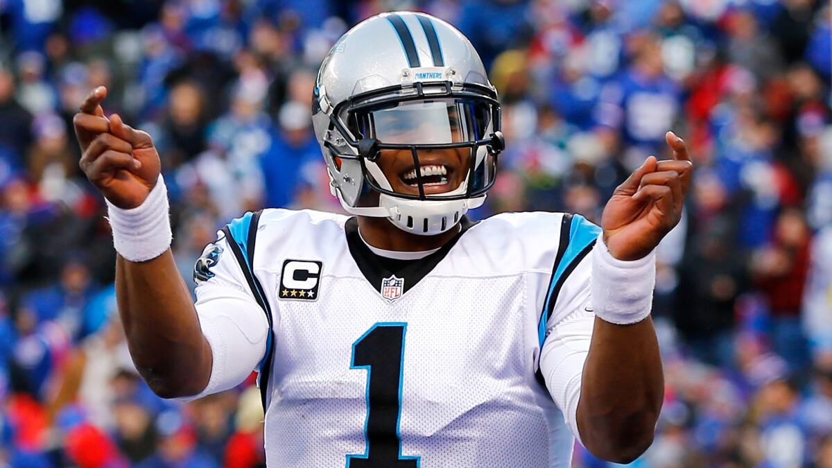 Quarterback Cam Newton will try to lead the Carolina Panthers to their second Super Bowl appearance and first title.