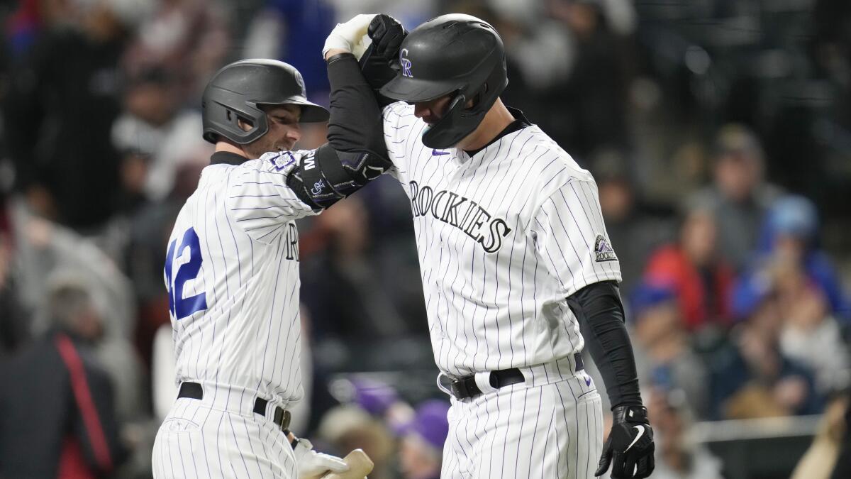 Story homers twice, Rockies beat Cubs 6-5