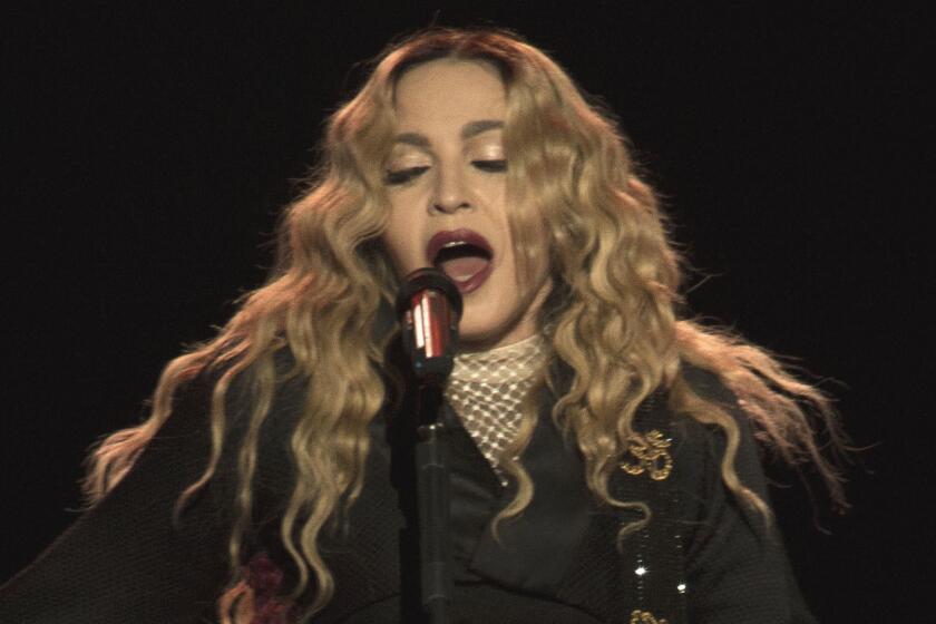 U.S. singer Madonna, performs during her "Rebel Heart" tour, in Mexico City, Wednesday, Jan. 6, 2016. (AP Photo/Christian Palma) ORG XMIT: NYOTK