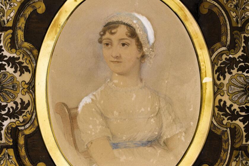 Jane Austen in an 1869 watercolor portrait.