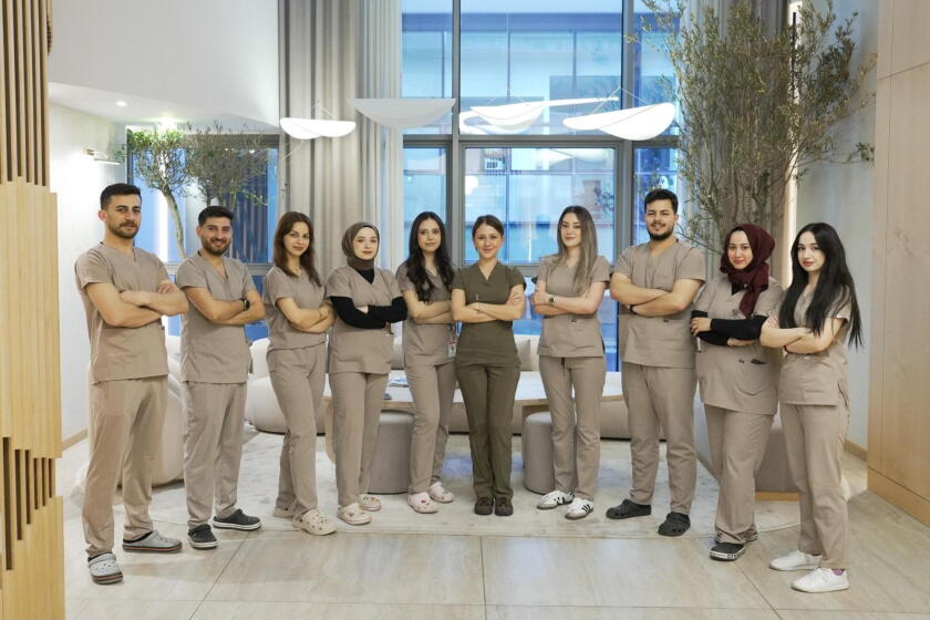 images from the Med Art Hair clinic in Turkey