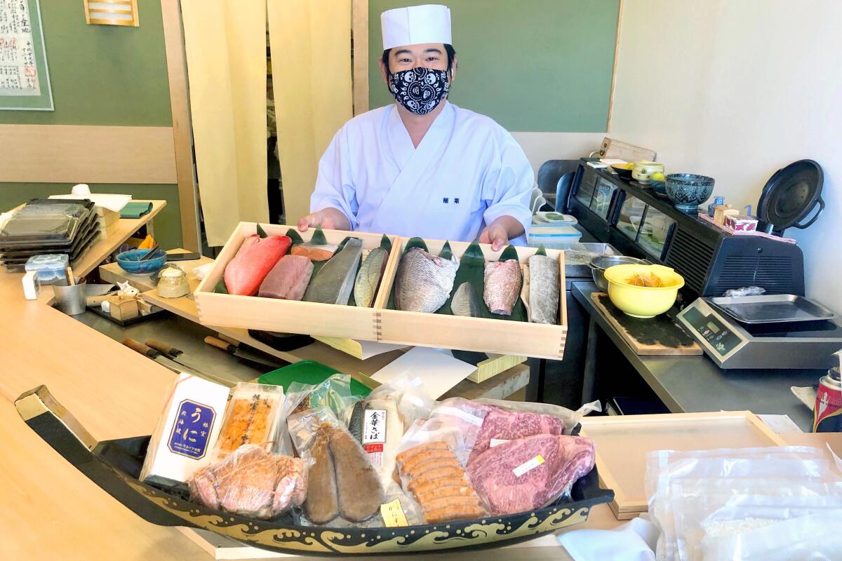 Yasuhiro Hirano at Sushi I-Naba