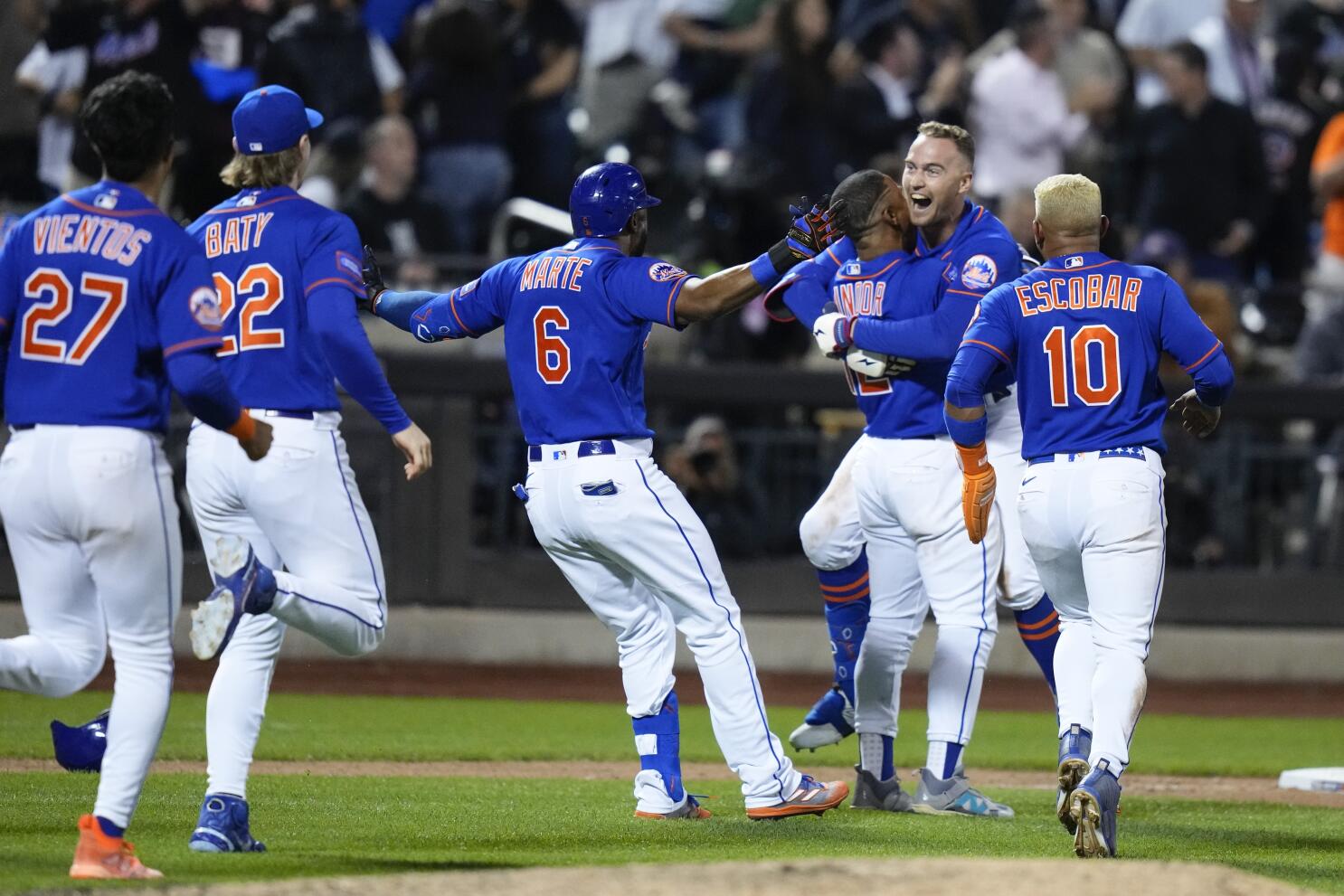 Nimmo gives Mets 4-3, 10-inning win over Yanks on night of mental, physical  errors - The San Diego Union-Tribune