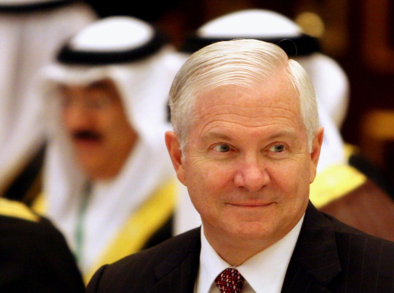 Robert Gates in Bahrain