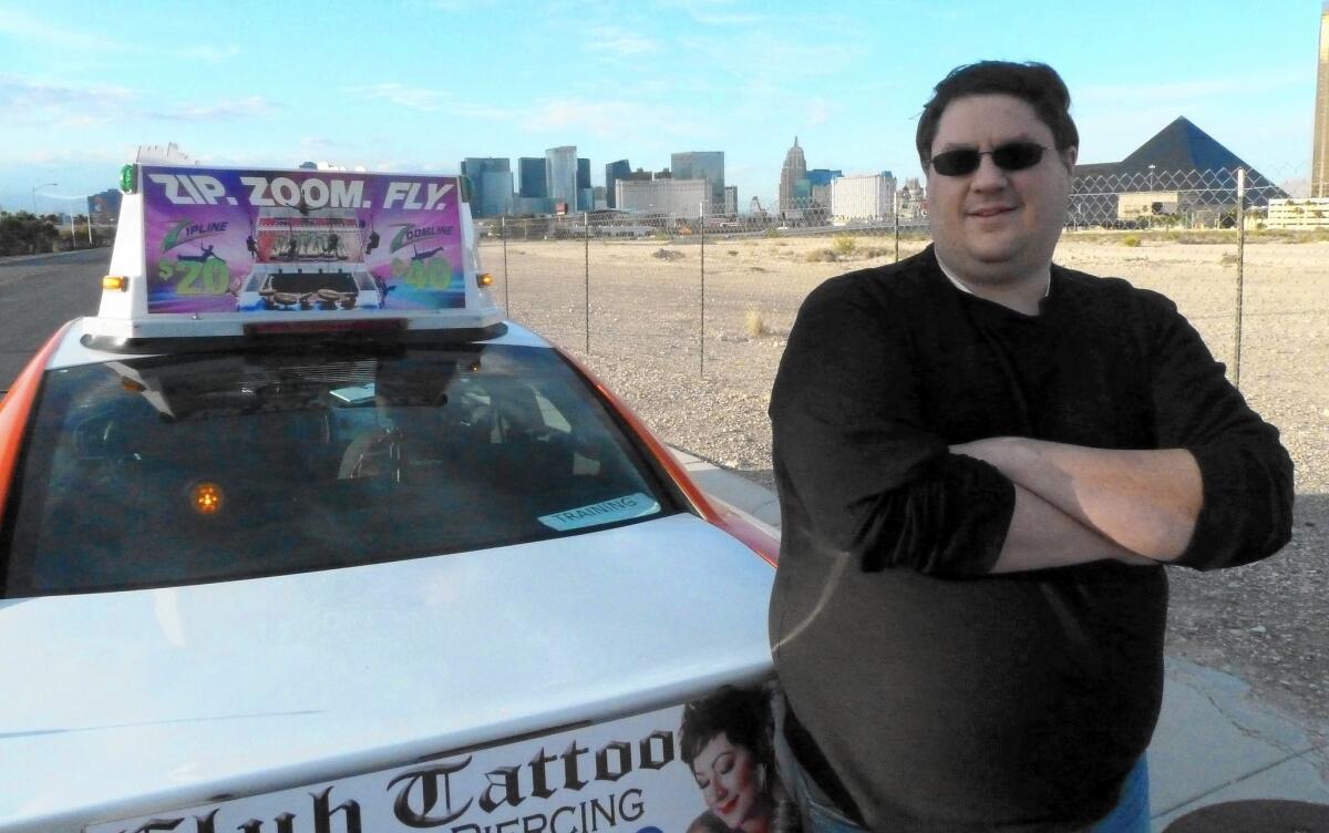 Andrew Gnatovich, a night cabbie in Las Vegas, once recorded his adventures in a blog, but now uses Twitter: @LVCabChronicles.