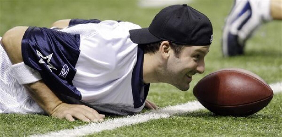 Terrel Owens practices at the Dallas Cowboys training camp. While