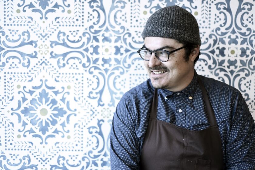 COSTA MESA, CA- October 12, 2018: A look inside Taco Mar?a and owner, chef Carlos Salgado on Friday, October 12, 2018. (Mariah Tauger / For the Los Angeles Times)
