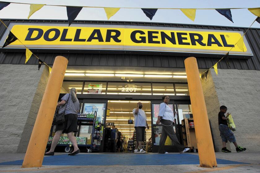 Dollar General said buying Family Dollar could eventually save the company up to $600 million a year after streamlining such operations as distribution and purchasing. Dollar Tree had forecasted $300 million in annual savings. Above, a store in San Antonio.