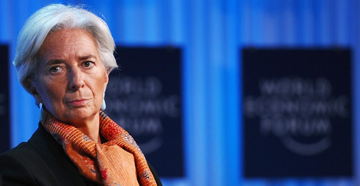 Christine Lagarde, managing director of the International Monetary Fund. French police searched her Paris home Wednesday in connection with a probe of her handling of a high-profile scandal when she was a French government minister.