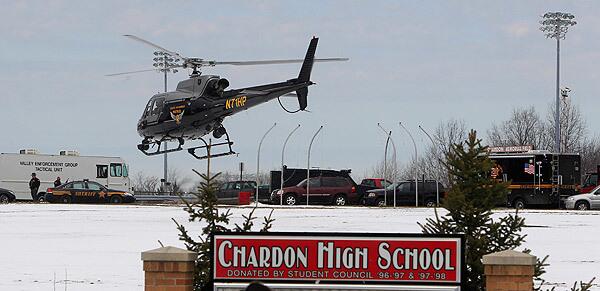 Ohio State Highway patrol helicopter