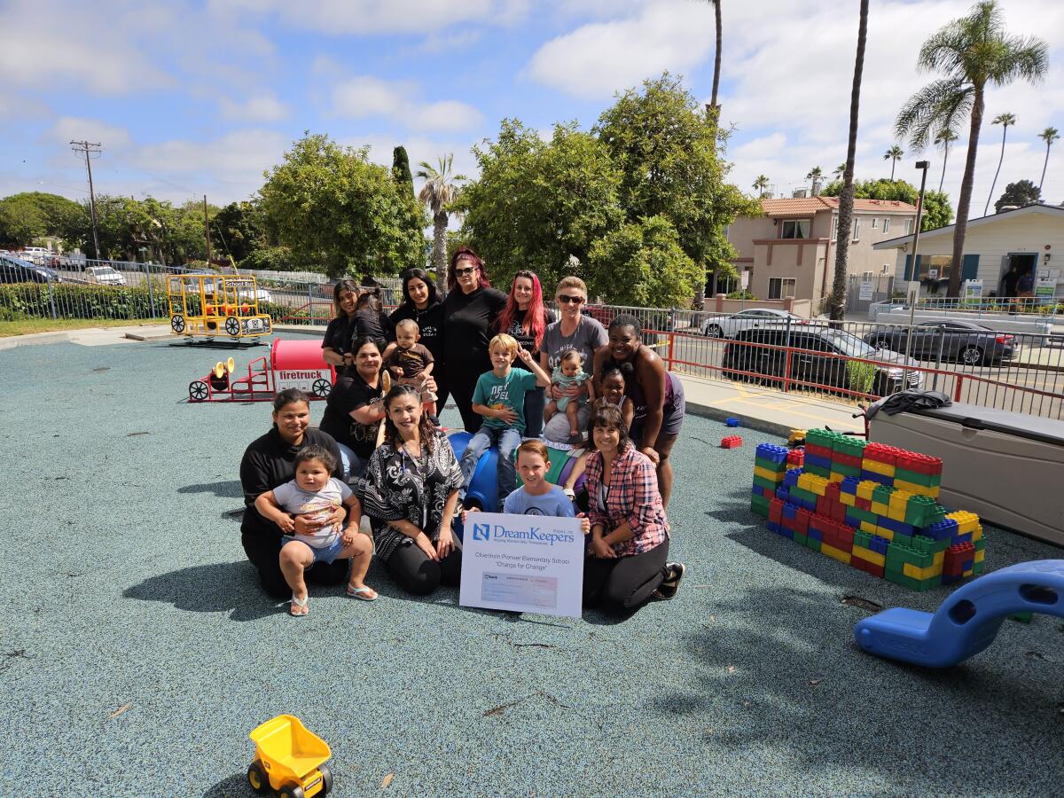 Dreamkeepers had a check presentation at the Family Recovery Center in Oceanside.