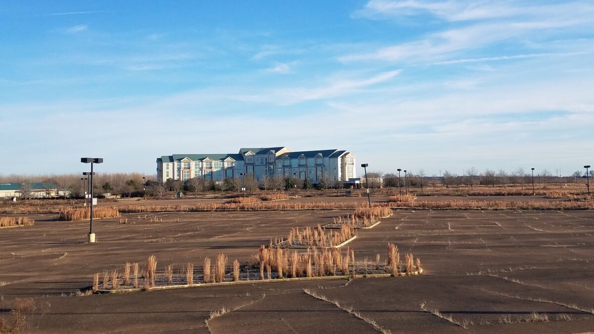 An abandoned Harrah's complex in Tunica, Miss.