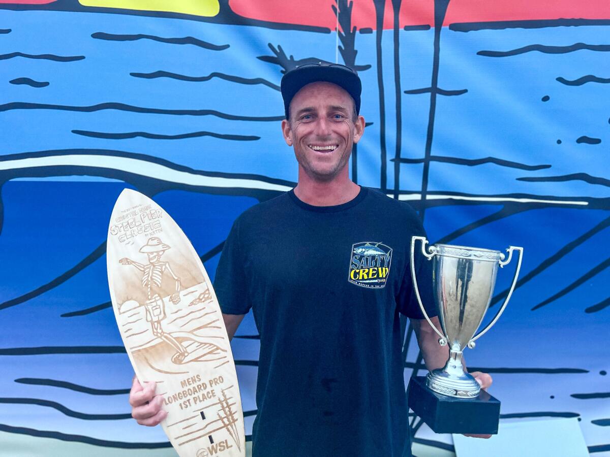 Richie Cravey claimed the North America Regional Longboard Title at the Coastal Edge Steel Pier Classic on May 29.