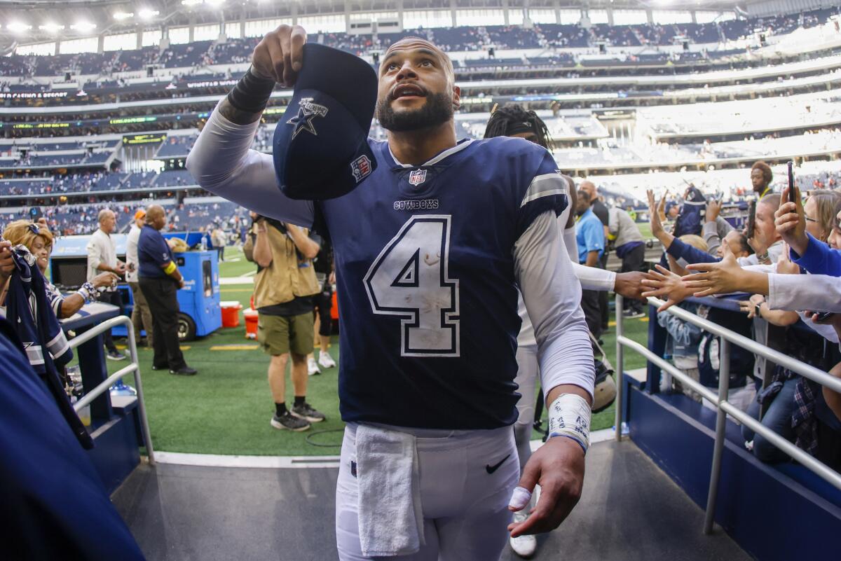 Cowboys poised for playoffs with history of failure hovering - The San  Diego Union-Tribune