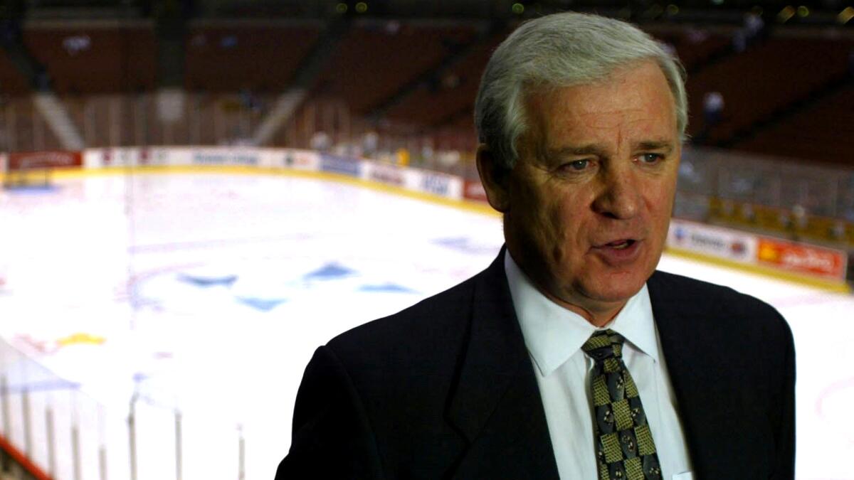 Bryan Murray, shown in 2003, was involved in the NHL for 35 years as a player, coach or general manager.