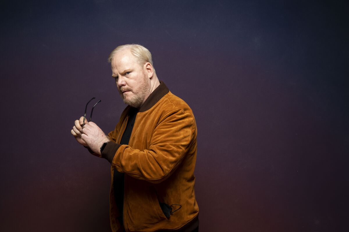 Actor Jim Gaffigan poses for a portrait at the LA Times Photo Studio at SXSW on Saturday, March 12, 2022.