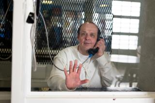 12/19/23, Livingston, Texas: Robert Roberson photographed through plexiglass at TDCJ Polunsky Unit. Ilana Panich-Linsman for The Innocence Project