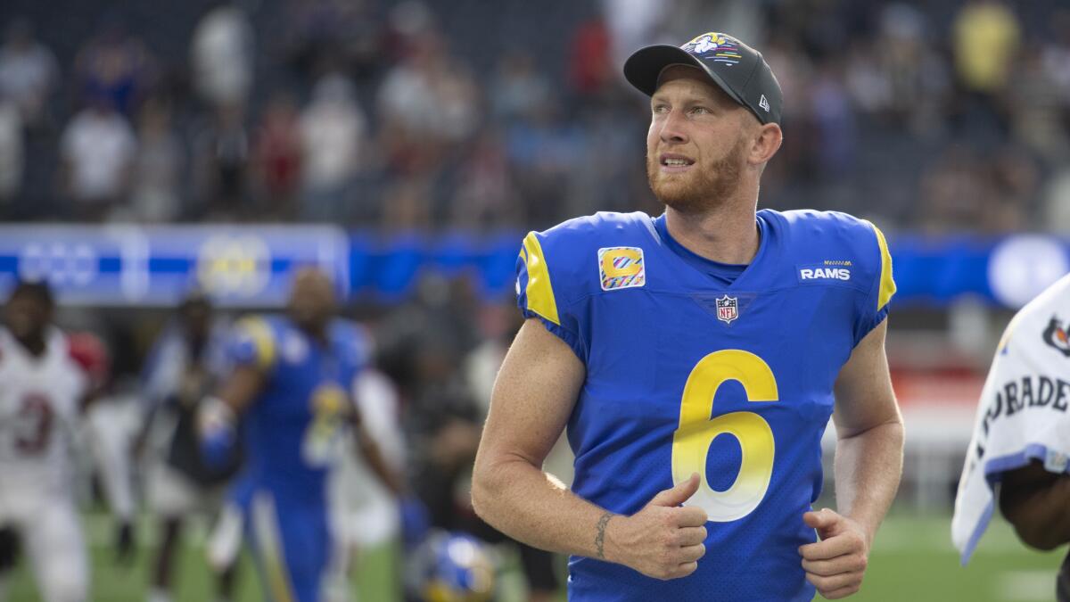 Rams' Johnny Hekker kicks longest punt in Super Bowl history (video) -  Sports Illustrated