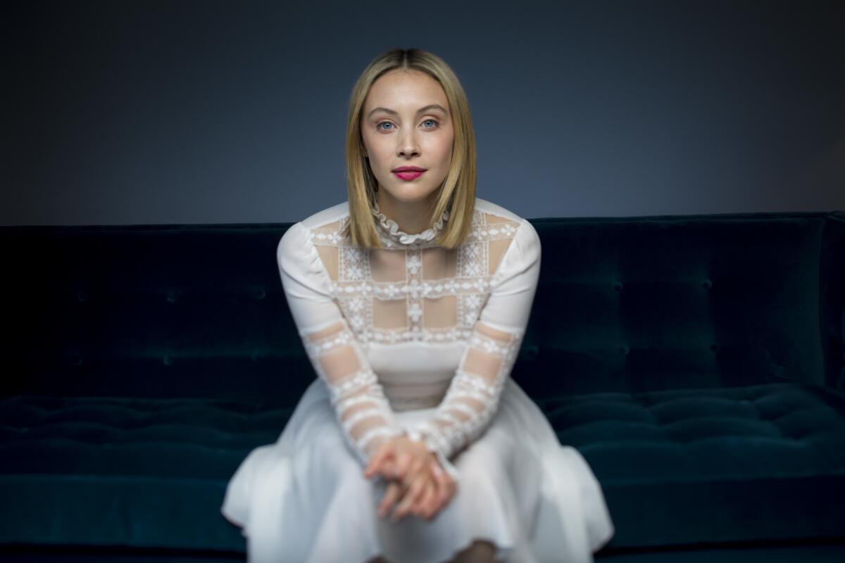 Sarah Gadon, who stars the new Netflix series "Alias Grace."