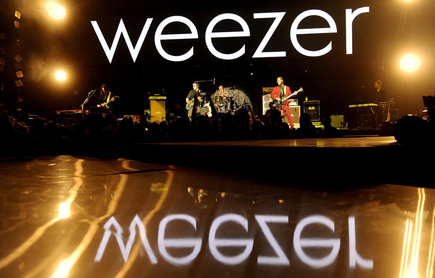 Weezer performs during night two of the 25th KROQ Almost Acoustic Christmas.