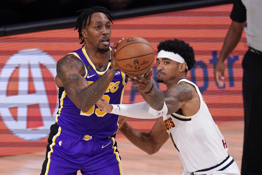 Lakers Defeat Nuggets To Advance To The Nba Finals Los Angeles Times