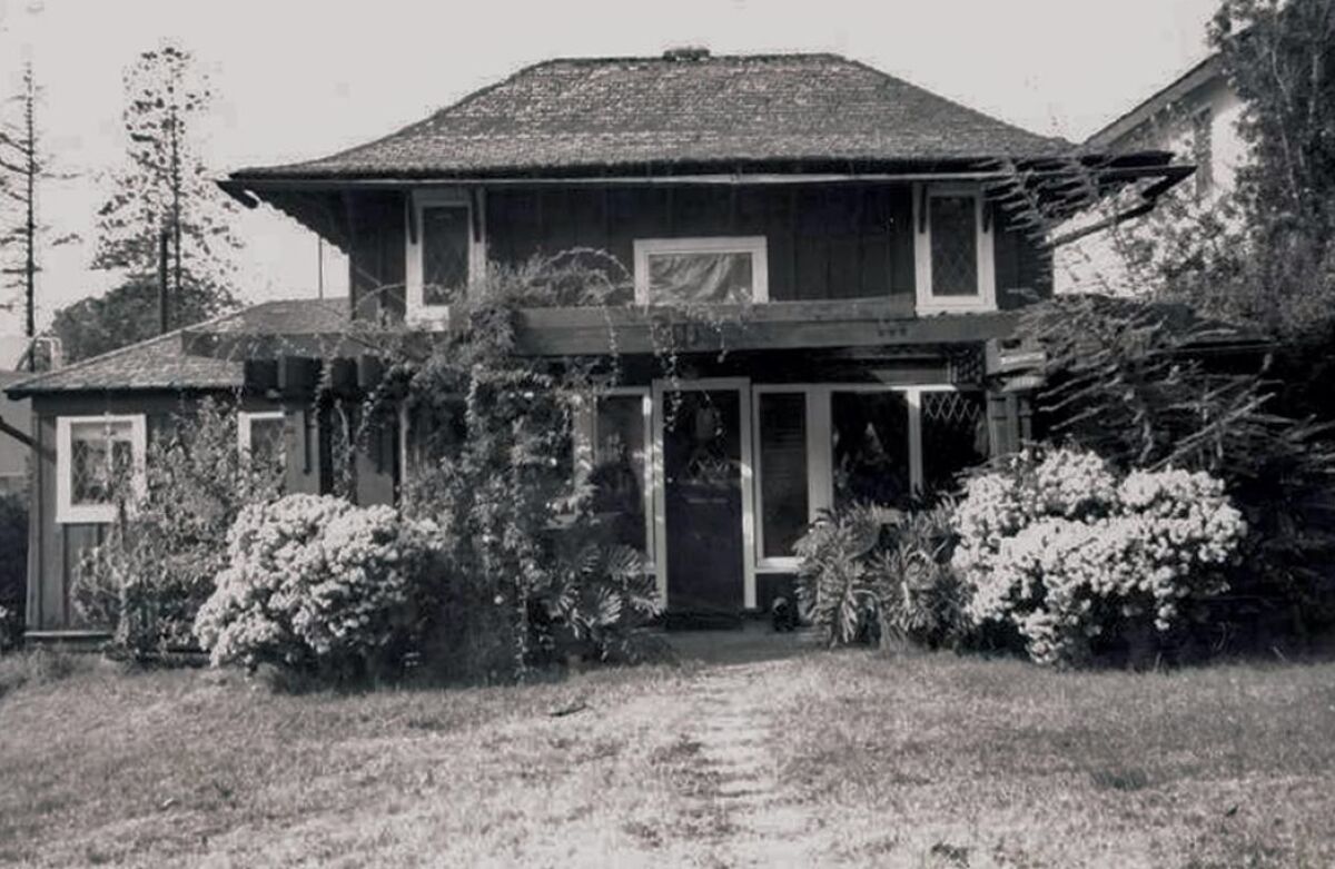 THEN: Windemere Cottage is photographed circa 1910, when it was located on Prospect Street.
