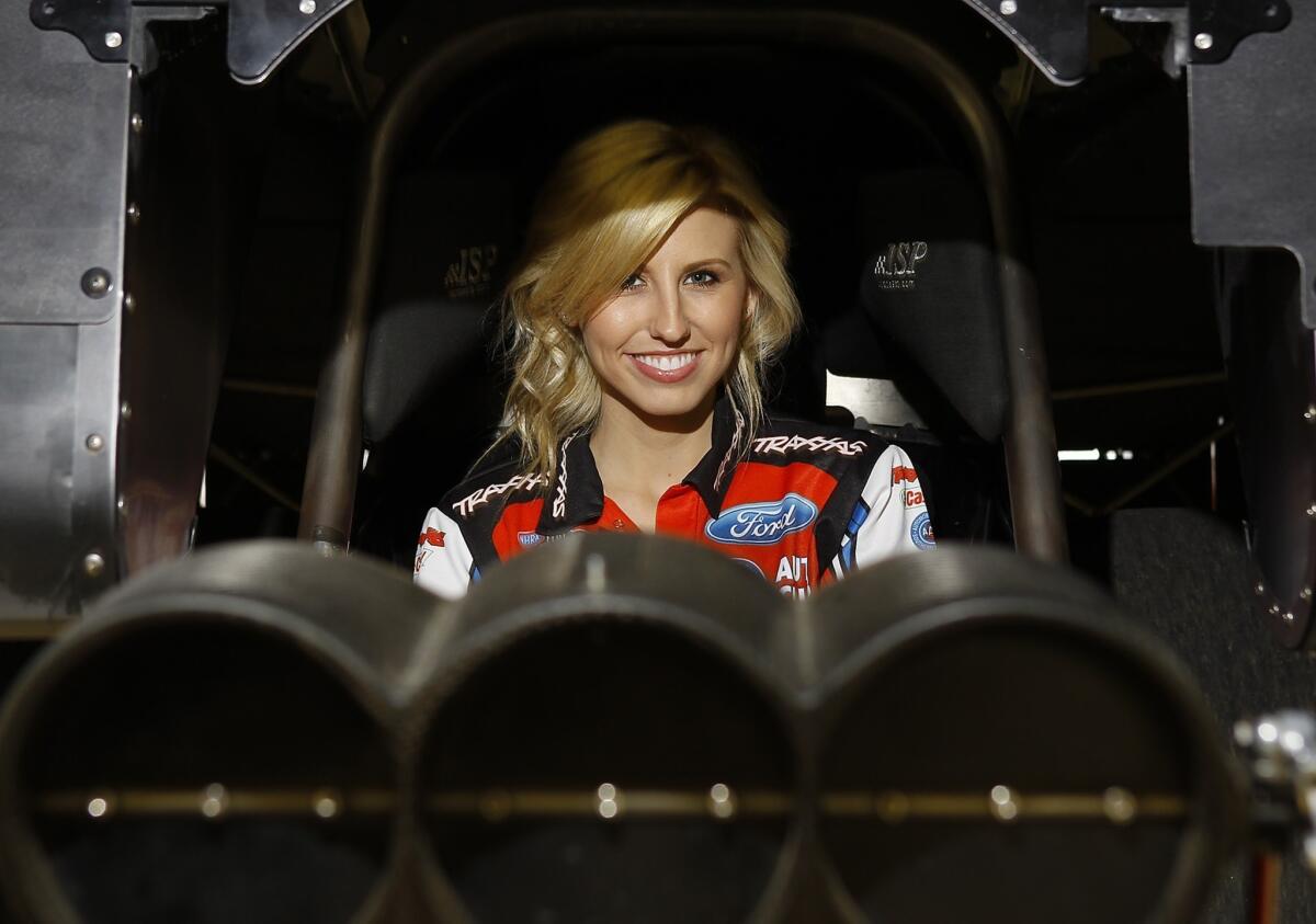 Courtney Force, daughter of racing legend John Force, is set to chase her first funny car championship with NHRA Winternationals start at Auto Club Raceway in Pomona this weekend.