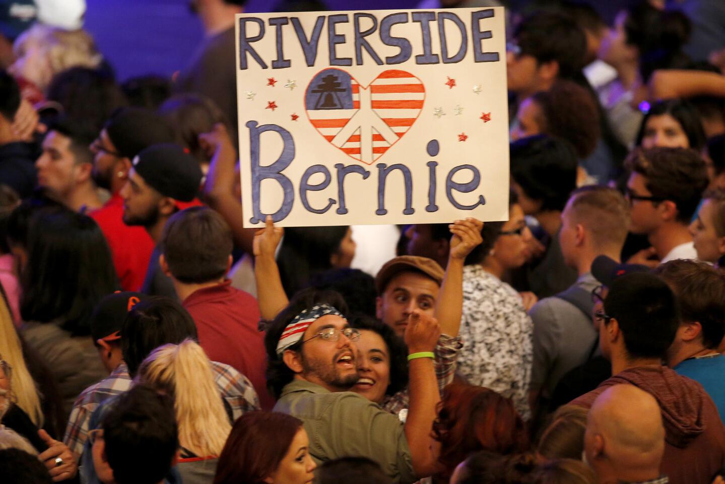 Bernie Sanders in Riverside