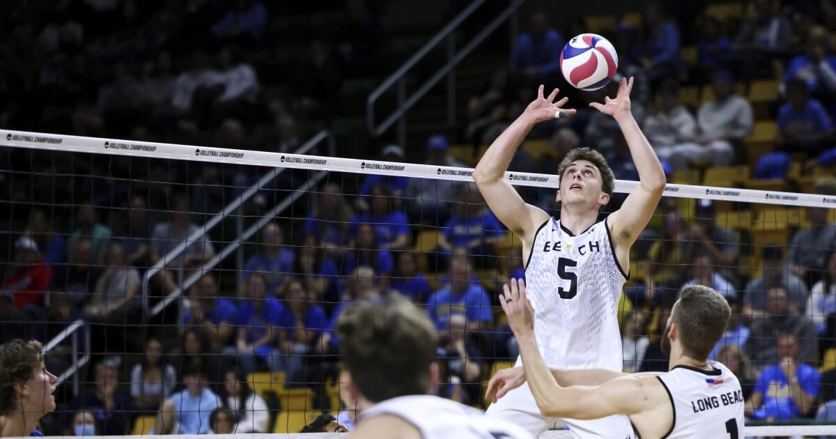 Long Beach Eyaleti erkek voleybolu Belmont Abbey'i süpürdü