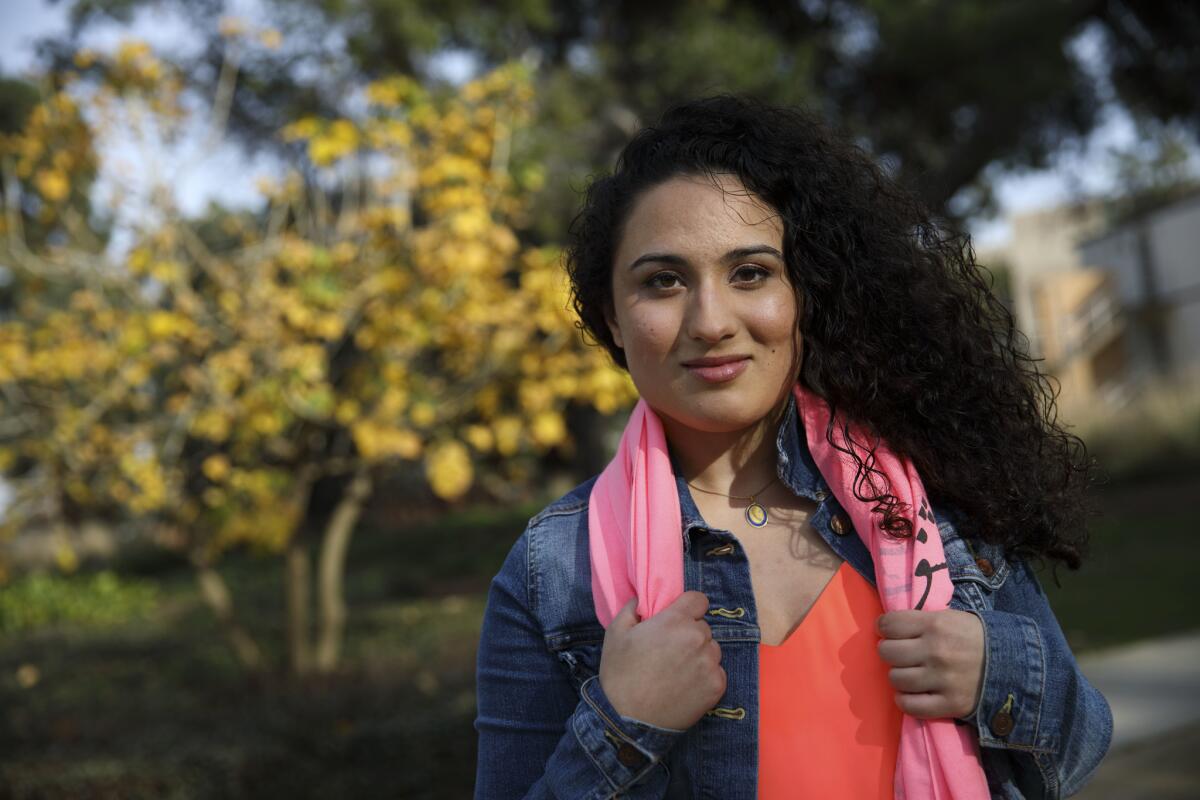 Loyola Marymount University student Sarah Fatemi has been volunteering as a Farsi translator at Los Angeles International Airport. “I'm not a lawyer and I really do think this is the way I can help," she said.