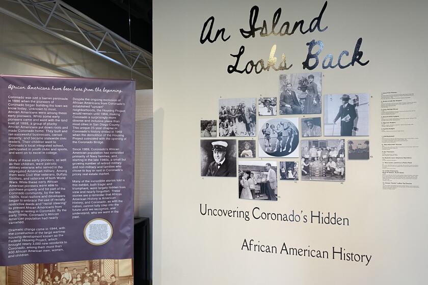 The current exhibition documenting Coronado's Black history includes the story of Alton Collier.