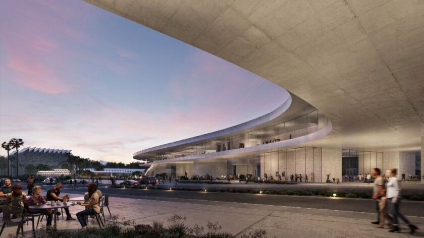 A rendering of the planned redesign of the L.A. County Museum of Art.
