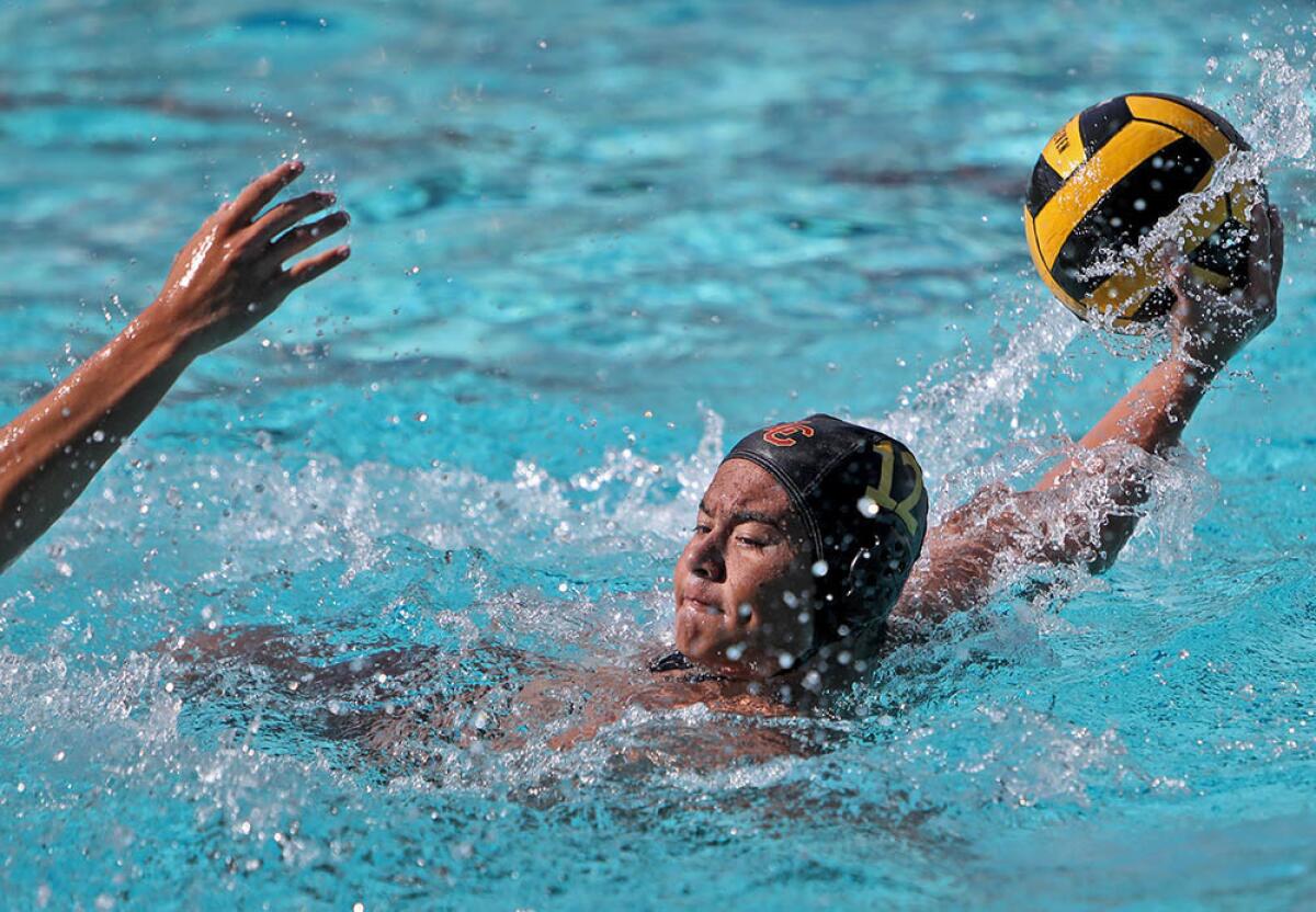 Lucas Quion is a key returner this season for the La Cañada High boys' water polo team.