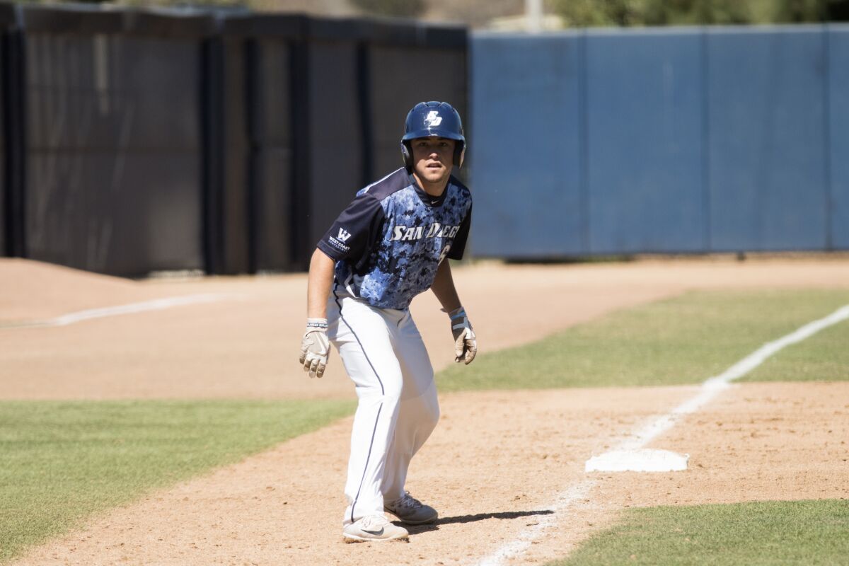 USD senior Paul Kunst is a three-year starter who is versatile enough to play the infield or the outfield for the Toreros.