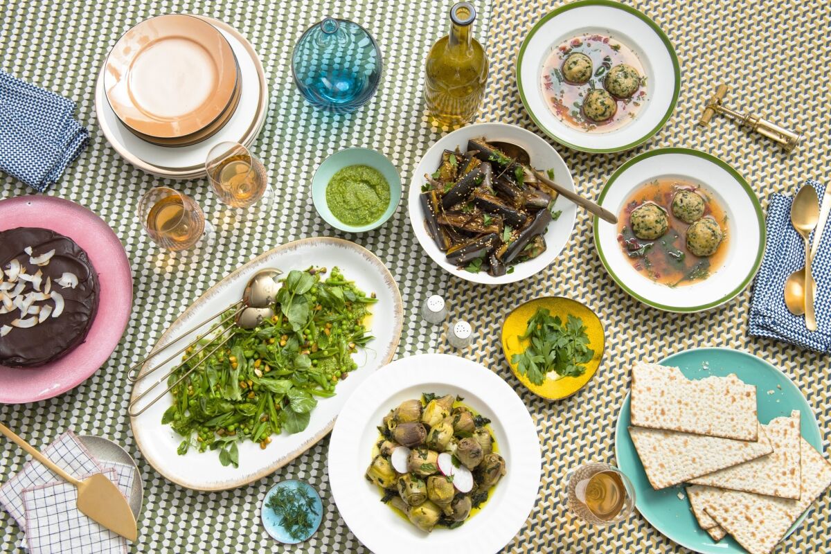 You can make our Passover menu from last year too.