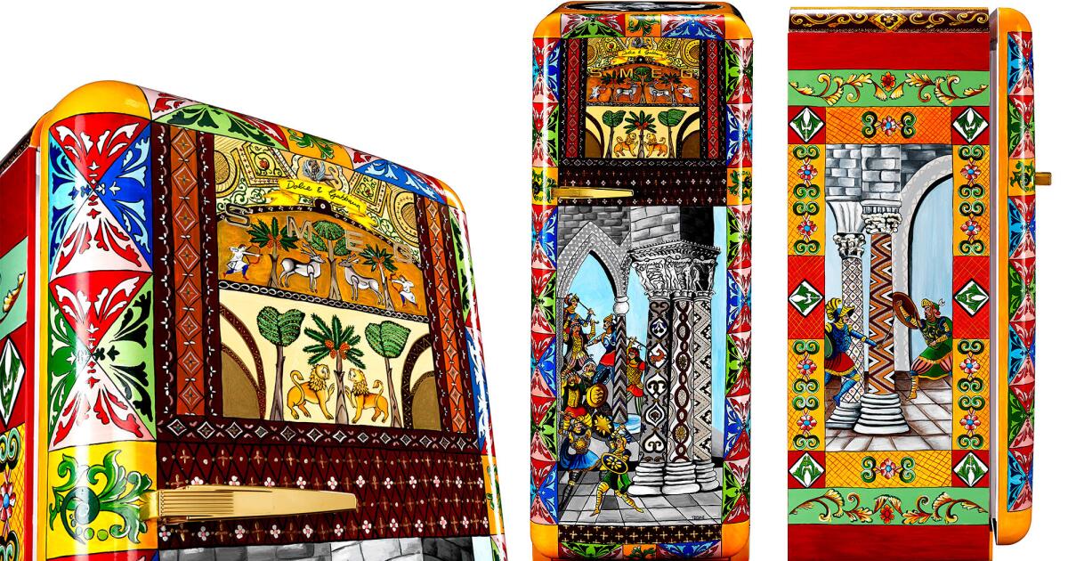 Dolce &amp; Gabbana adds cool to the outside of one-of-a-kind fridges