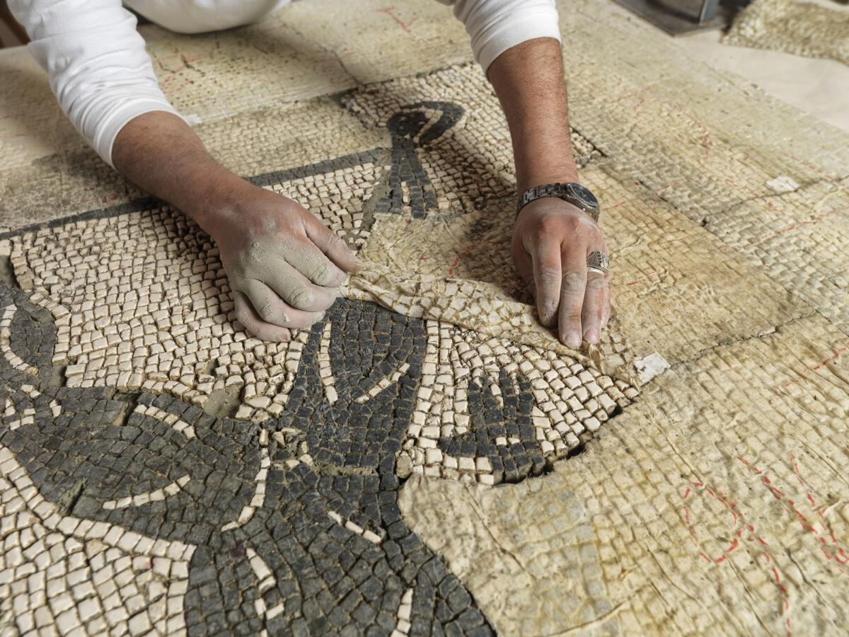 Ancient Greek and Roman mosaics can be found all over the Mediterranean, including political hot spots such as Libya and Syria. Mosaikon, a program supported by L.A.'s Getty Foundation, is helping train conservators to care for these priceless artifacts.