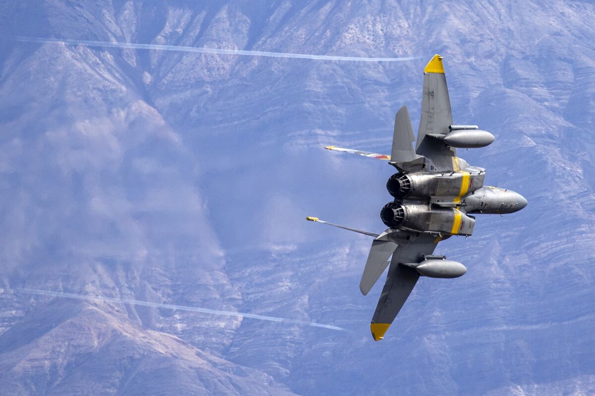 An F-15 from the California Air National Guard